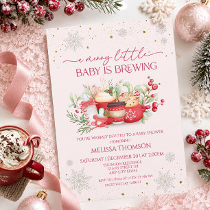 Kerst Babyborrel voor Kerstkindje Kaart