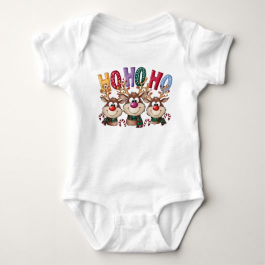 Kerst Babypakje Romper (Voorkant)