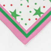 Kerst Baby's Eerste Fleece Deken (Hoek)