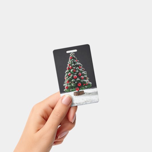 kerst badge (Handheld)