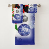 Kerst badhanddoek sets, Elf Bad Handdoek (Insitu)