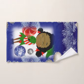 Kerst badhanddoek sets, Elf Bad Handdoek (Handdoek)