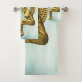 Kerst badhanddoek sets, Kerst engel Bad Handdoek (Insitu)
