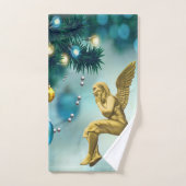 Kerst badhanddoek sets, Kerst engel Bad Handdoek (Handdoek)