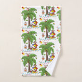 Kerst badhanddoek sets, kerstman strandfeest bad handdoek (Handdoek)