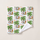 Kerst badhanddoek sets, kerstman strandfeest bad handdoek (Wasdoekje)