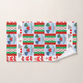 Kerst badhanddoek sets, Prettig Kerstfeest Bad Handdoek (Handdoek)