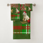 Kerst badhanddoek sets, Sinterklaas Bad Handdoek (Insitu)