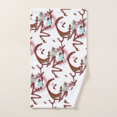 Kerst badhanddoek sets, Sneeuwman Bad Handdoek (Handdoek)