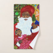 Kerst Badkamer Handdoek Set - Etnische Kerstman (Handdoek)