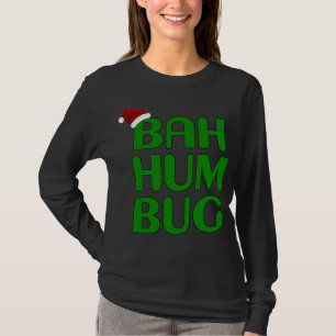 Kerst Bah Humbug Xmas Humbug Santa Hoed T-shirt