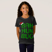 Kerst Bah Humbug Xmas Humbug Santa Hoed T-shirt (Voorkant volledig)