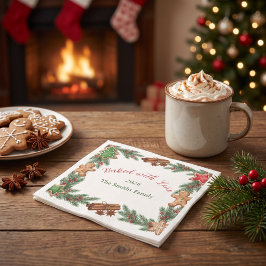Kerst Bakfeest Kerstkoek Uitwisseling Servet