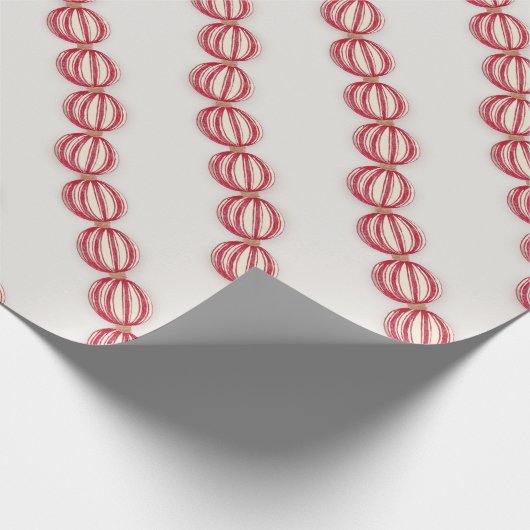 Kerst Bakken Bal slinger ontwerp Cadeaupapier (Hoek)