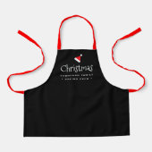 Kerst Bakken Crew Custom Family Gepersonaliseerd Schort (Voorkant)