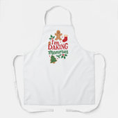 Kerst bakken herinneringen schort (Voorkant)