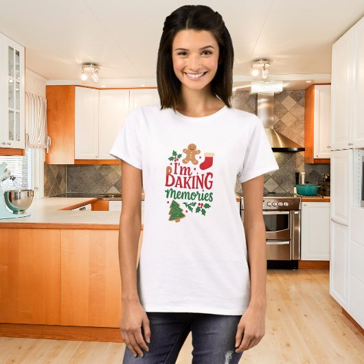 Kerst bakken herinneringen t-shirt