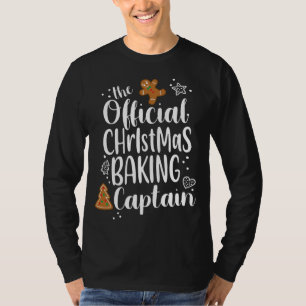 Kerst bakken peperkoek koekje Captain Team C T-shirt