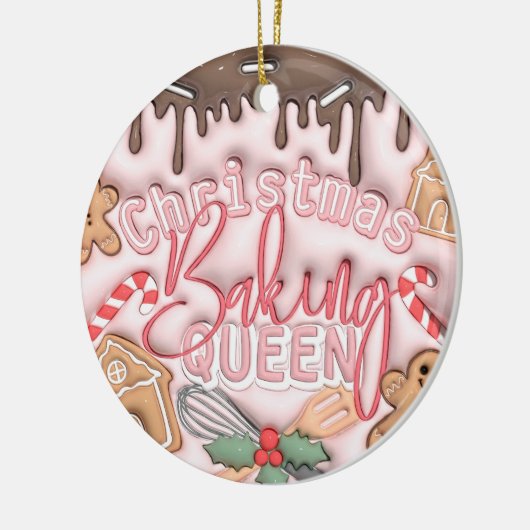 Kerst bakken Queen ornament (Links)