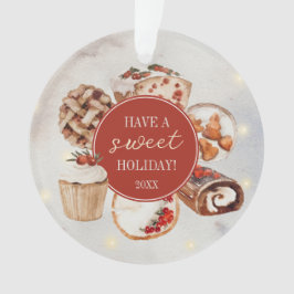 Kerst bakken Queen Waterverf gebakken lekkernijen Ornament