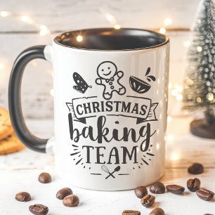 Kerst Bakken Team Schattige Black Holiday Mok