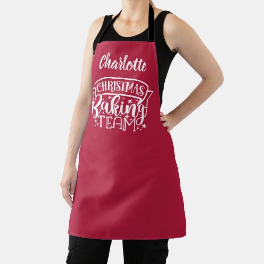 Kerst bakken team! schort (Insitu)