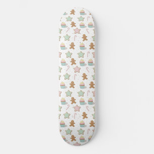Kerst Bakkerij Traktaties Patroon Persoonlijk Skateboard