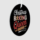 Kerst Bakkoningin Peperkoek Rollen Xmas Ornament (voorkant)