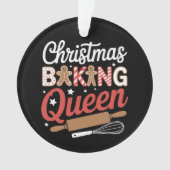 Kerst Bakkoningin Peperkoek Rollen Xmas Ornament (voorkant)