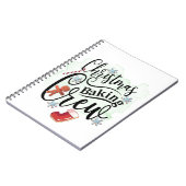Kerst Bakploeg Notitieboek (Linkerzijde)