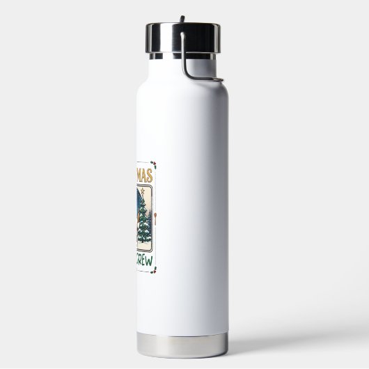 Kerst Bakploeg Sneeuwman Chef Gengherbread Coo Waterfles (Links)