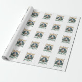 Kerst Bakploeg Sneeuwman Chef Peperkoek Coo Cadeaupapier (Uitgerold)