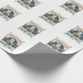 Kerst Bakploeg Sneeuwman Chef Peperkoek Coo Cadeaupapier (Hoek)
