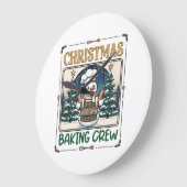 Kerst Bakploeg Sneeuwman Chef Peperkoek Coo Grote Klok (Hoek)