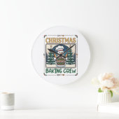 Kerst Bakploeg Sneeuwman Chef Peperkoek Coo Grote Klok (Huis)