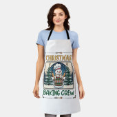 Kerst Bakploeg Sneeuwman Chef Peperkoek Coo Schort (Gedragen)