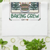 Kerst Bakploeg Sneeuwman Chef Peperkoek Coo Theedoek (Gevouwen)