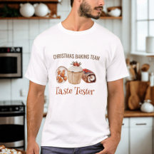 Kerst Bakteam Smaaktester T-Shirt