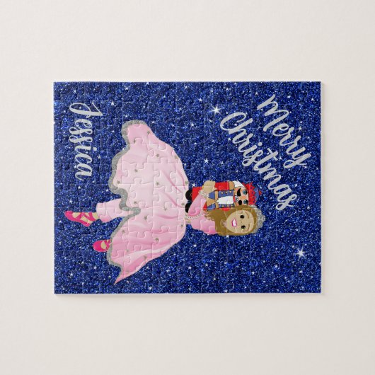 Kerst Ballet Notenkraker Bruin Haar Legpuzzel (Horizontaal)
