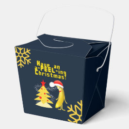 Kerst banaan bedankdoosjes