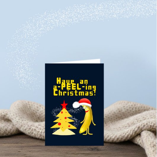 Kerst banaan kaart