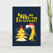 Kerst banaan kaart (Voorkant)