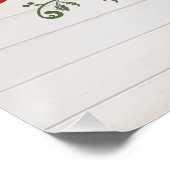 Kerst, banner, perfect poster (Hoek)