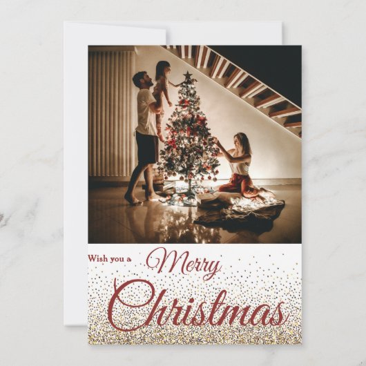 Kerst Barbeque Brunch Uitnodiging (Achterkant)