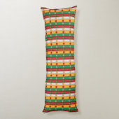 Kerst Bars Body Kussen (Achterkant (Verticaal))