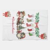 Kerst Basics Feestelijke Keuken Handdoek (Horizontaal)