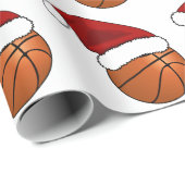 Kerst Basketbal Cadeaupapier (Rol Hoek)