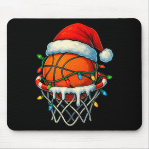 Kerst Basketbal Ijs Drip Voor Jongens Kinderen Muismat