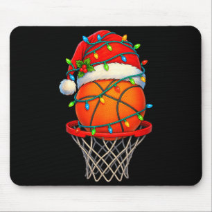 Kerst Basketbal Kerstman Sport Kerstmis Grafische Muismat