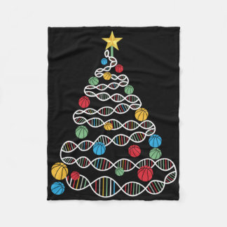 Kerst Basketbal Ontwerp Fleece Deken